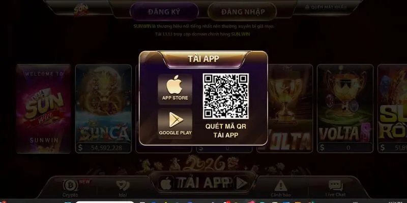 Các bước tải app Sunwin cho iPhone và iPad